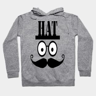 funny face with HAT Hoodie